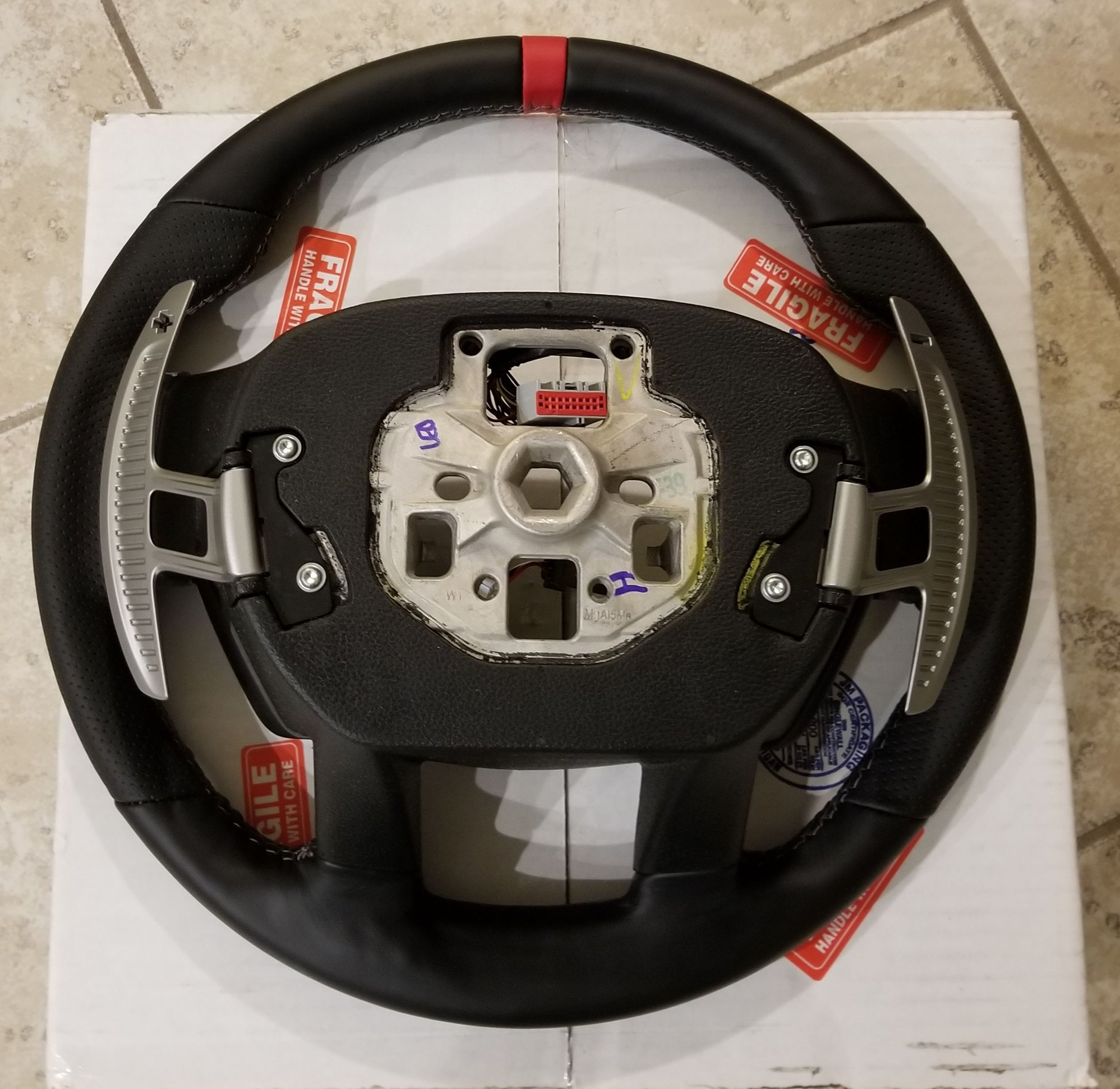 SOLD...FS 2017+ Raptor Steering Wheel w/Paddle Shifter Harness Ford
