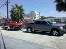 General Image 
just picked my cars up in san diego and getting ready to tow my stang to Maryland in 2 and a half da