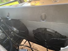 Dual 12” fans on my 4-core Radiator