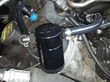 Jlt catch can installed.