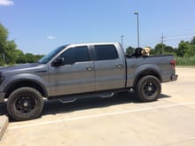 My truck and My girls, love those dogs!