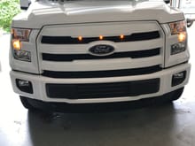 New lariat grill painted to match, stuckey grill lights!