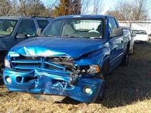 My last pickup, a '99 318 Dodge Magnum Sport. A slow but dependable (aside from 3 transmissions in 15 years...) truck until my son totaled it. A good truck that deserved better. Rest in salvaged pieces, amen.