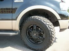 Showing and potential rub with 35&quot; tires and 20&quot; wheels