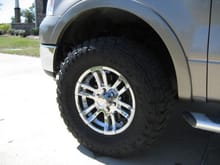 17x8 American Racing Crush wheels with 295x70x17 Toyo MT's