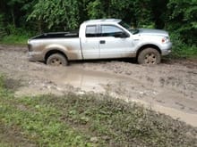 stuck. 4x4 went out