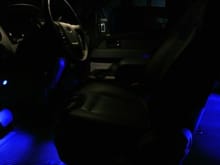 Ambient LED Low Voltage Lighting - Under Dash - Buckets - Rear Seats