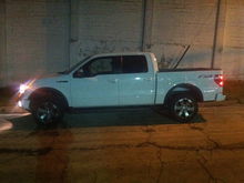 After the frontend leveling kit. A bit blurry will get a better one tomorrow.