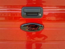 Custom Ford Emblem. Only got one for the rear as I plan on getting a raptor style front grill.