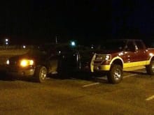 My truck along with my friends