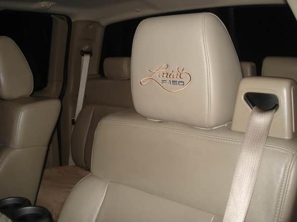 custom headrests done by ME