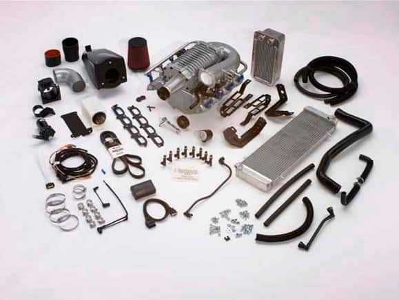 Trilogy Motorsports F150 Intercooled Supercharger Kit - comes with everything in photo including Eaton blower and engine calibration