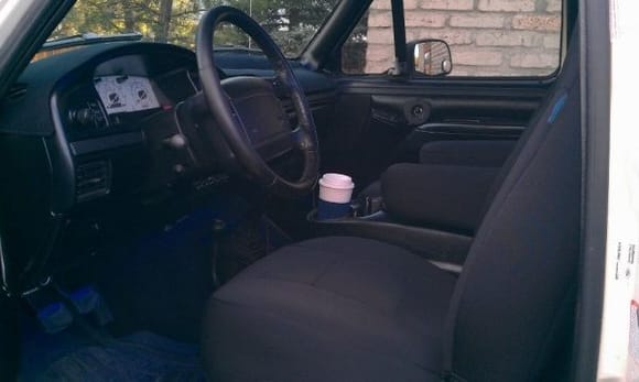 after added buckets and center console