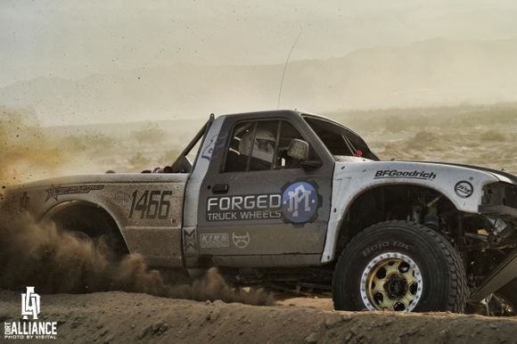 Ford Ranger Racing Through The Terrain