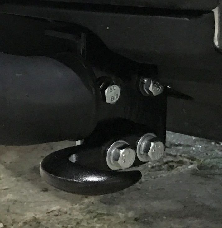 Tow hooks with bull bar installed Ford F150 Forum Community of Ford