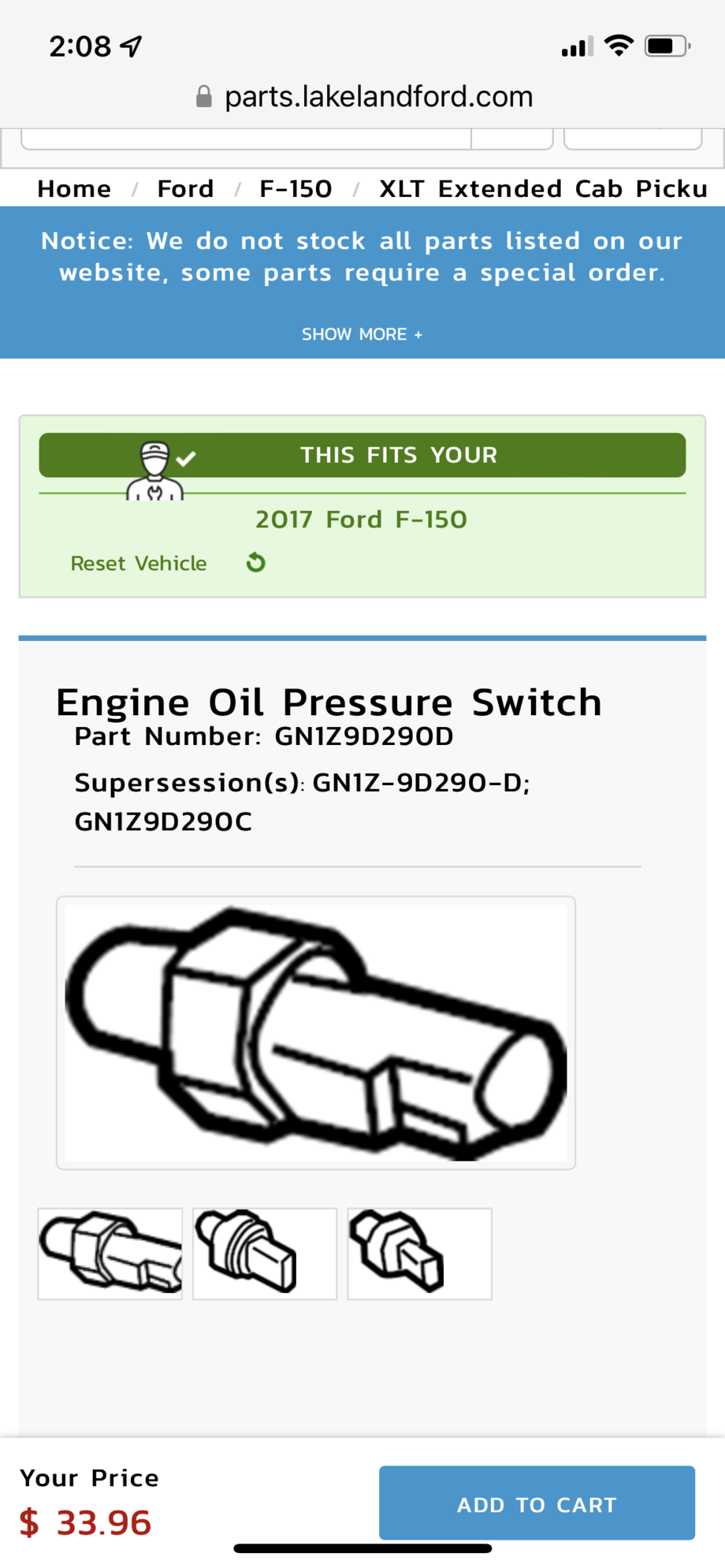 2017 F150 3.5 Ecoboost Low oil pressure upon starting Ford F150 Forum
