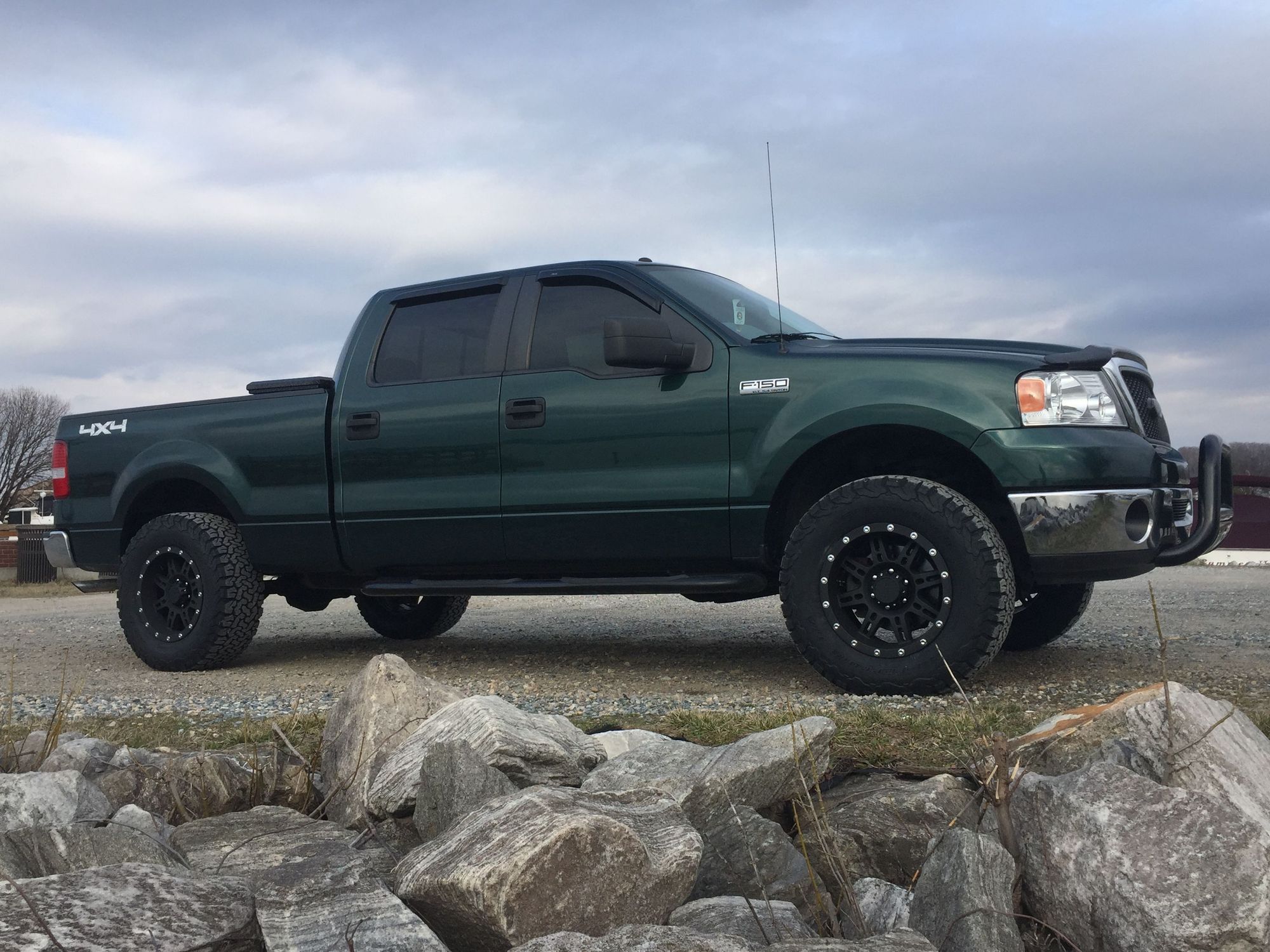 0mm offset 18x9 rims fit on 2.5 inch leveling kit ...