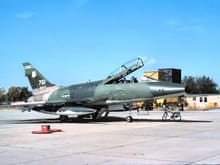 F-100 Super Sabre...La. Air Guard in mid 1970's.