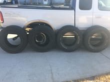32 inch tires that are gunnabe put on after the rebuild.