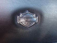 just a shot of the seat emblem.