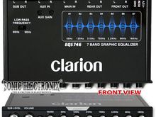 clarion eqs746 half din 7band eq gettin ready to go in