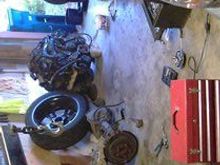 Place is a mess lol. But both motors.