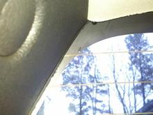 headliner leak from third brake light