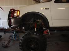 Front Driver side, i think i got room for more RUBBER!!!