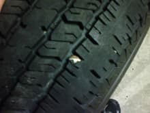 Dang roofing nail in my tire...