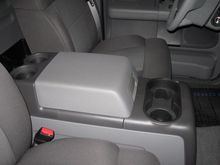 Replaced center jump seat with storage console that was purchased on ebay.