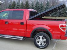 Undercover SE tonneau cover and Luverne running boards