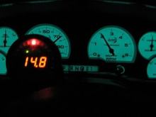 Autometer gauge cluster