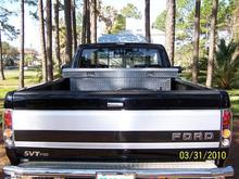 New OEM Cargo Light with new gasket

Single Slider Back Window

Full Metal Jacket Bed-liner

Aluminum Tool Box

12.50 X 35 Spare

Westin Cargo Bed X-Tender