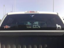 Back window decals