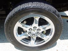 20 x 8.5 Roush wheels with Falken 305/50/20's