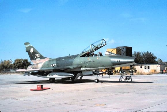 F-100 Super Sabre...La. Air Guard in mid 1970's.