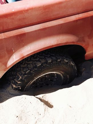Learning the limitations of my RWD out in Ocotillo Wells.