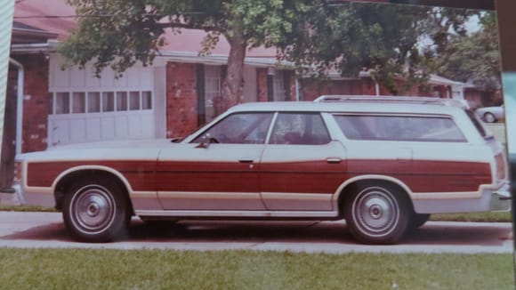 Another highway crusier was this 1977 Country Squire...bought it from my uncle in 1980. Had to stop for gas every 200 miles!