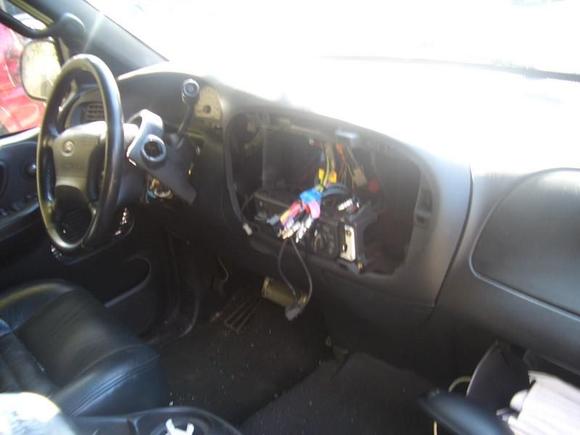 bastards tried to steal it, got pissed and ripped out my head unit