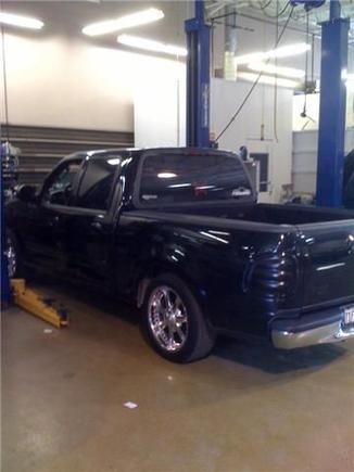 off with the 22s on with the 20s