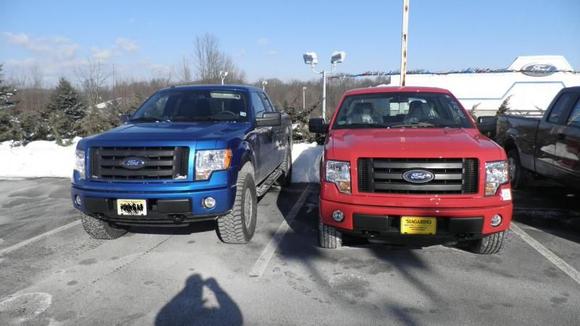 nice red truck!!!!!!!