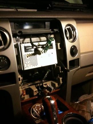 Starting to run the 9 wire and installing the Metra harness