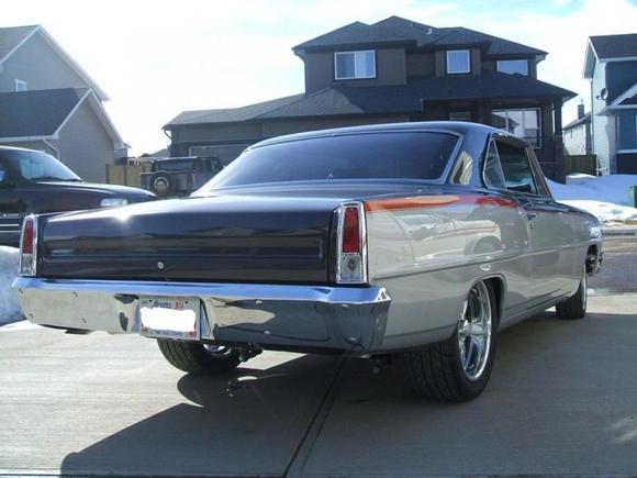 67 Nova Rear right side shot