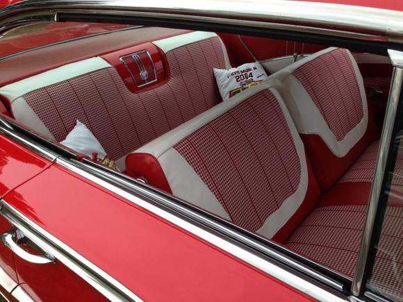 Tired of the "mouse gray" interiors in modern cars? Just take a trip back to the early 1960's.....lol