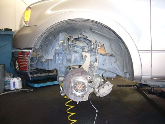 Disassembling the front.