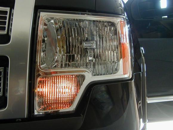 "Chrome" bulb when lit up