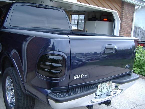 Diched the leaky Fake carbon tails and bought some Ford OEM Smoked Tails. ordered off Ebay. 

Look great Very dark Though