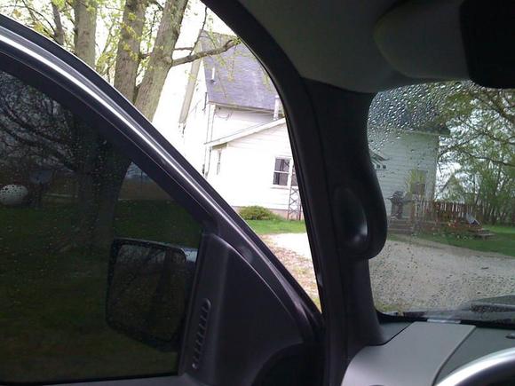 Comparison, 5% on side, 35% on windshield. Its about 6pm and raining.


4/28/09