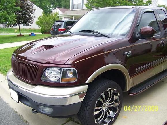 2000 Ford F150 Lariat - Ram Air Hood, Headlight Upgrade