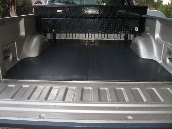 Bed mat made from 3/8" conveyer belt